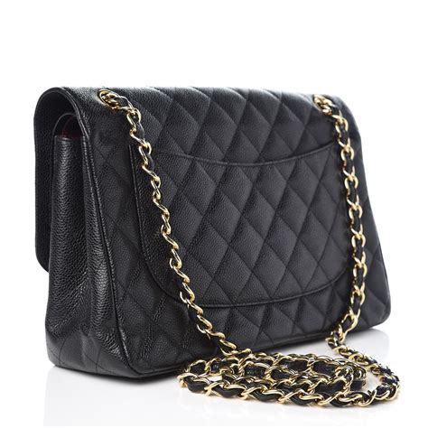 chanel jumbo double flap caviar prezzo|CHANEL Caviar Quilted Jumbo Double .